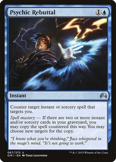 Psychic Rebuttal (ORI) #67 Uncommon (Lightly Played) Magic Origins Magic: The Gathering: 2015