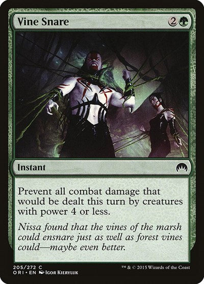 Vine Snare (ORI) #205 Common (Lightly Played) Magic Origins Magic: The Gathering: 2015