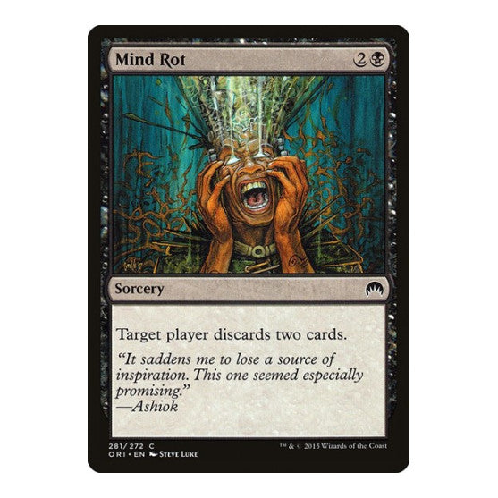 Mind Rot (ORI) #281 Common (Moderately Played) Magic Origins Magic: The Gathering: 2015