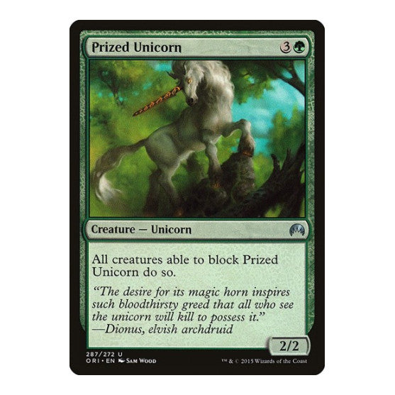 Prized Unicorn (ORI) #287 Uncommon Magic Origins Magic: The Gathering: 2015