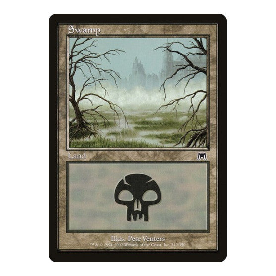 Swamp 342 (ONS) #342 Land Onslaught Magic: The Gathering: 2002