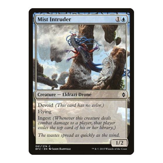 Mist Intruder (BFZ) #61 Common Battle for Zendikar Magic: The Gathering: 2015