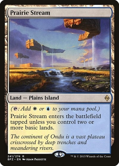 Prairie Stream (BFZ) #241 Rare (Lightly Played) Battle for Zendikar Magic: The Gathering: 2015