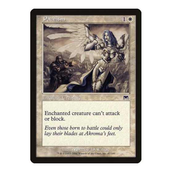 Pacifism (ONS) #47 Common (Lightly Played) Onslaught Magic: The Gathering: 2002
