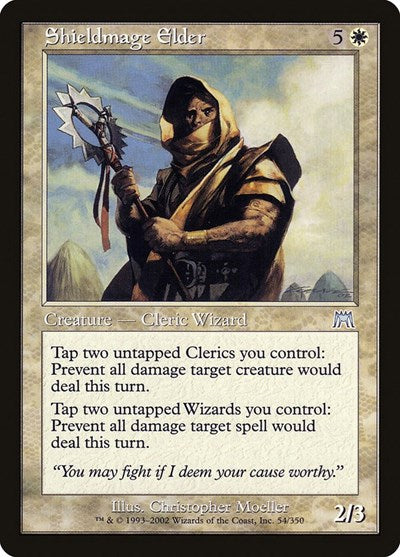Shieldmage Elder (ONS) #54 Uncommon (Lightly Played) Onslaught Magic: The Gathering: 2002