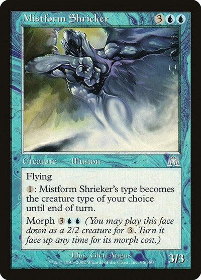 Mistform Shrieker (ONS) #96 Uncommon (Lightly Played) Onslaught Magic: The Gathering: 2002