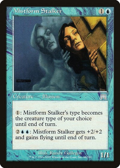Mistform Stalker (ONS) #98 Uncommon (Lightly Played) Onslaught Magic: The Gathering: 2002