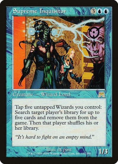 Supreme Inquisitor (ONS) #117 Rare (Moderately Played) Onslaught Magic: The Gathering: 2002