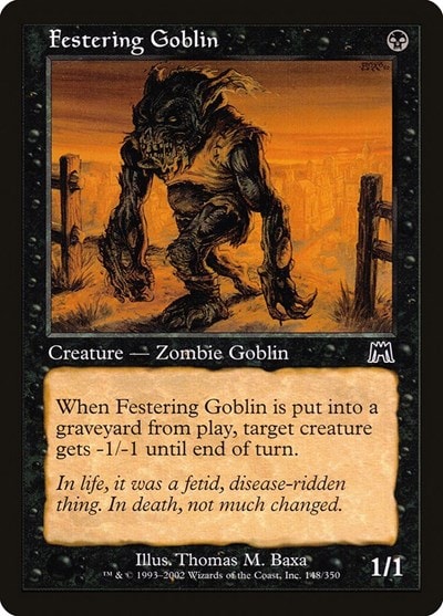 Festering Goblin (ONS) #148 Common Onslaught Magic: The Gathering: 2002