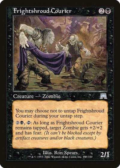 2002 Magic: Onslaught (ONS) - Frightshroud Courier (#149, Uncommon)