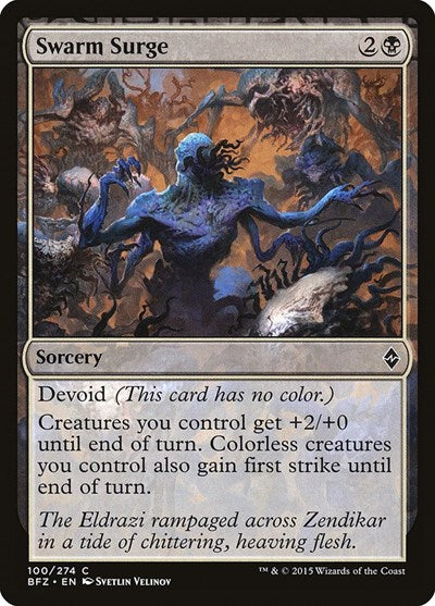 Swarm Surge (BFZ) #100 Common (Lightly Played) Battle for Zendikar Magic: The Gathering: 2015
