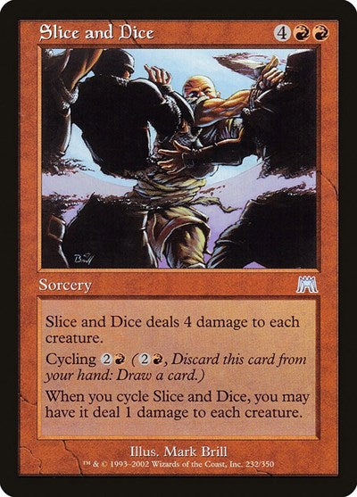 Slice and Dice (ONS) #232 Uncommon (Lightly Played) Onslaught Magic: The Gathering: 2002