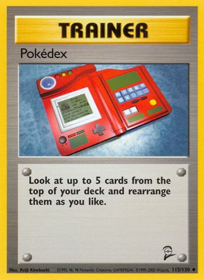 Pokedex (BS2) #115/130 Uncommon Base Set 2 Pokemon: 2000