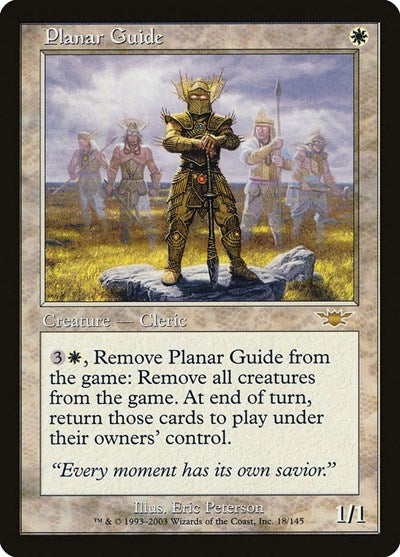 Planar Guide (LGN) #18 Rare (Lightly Played) Legions Magic: The Gathering: 2003