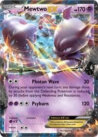 Mewtwo EX 61 (BKT) #61/162 Ultra Rare (Holofoil Moderately Played) XY - BREAKthrough Pokemon: 2015