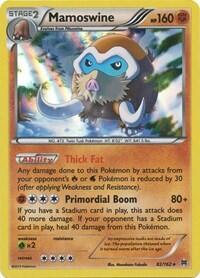 Mamoswine (BKT) #82/162 Holo Rare (Reverse Holofoil Heavily Played) XY - BREAKthrough Pokemon: 2015
