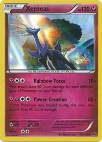 Xerneas (BKT) #107/162 Holo Rare (Reverse Holofoil Lightly Played) XY - BREAKthrough Pokemon: 2015
