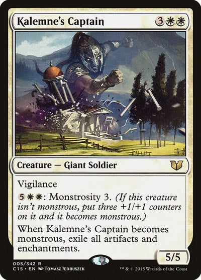 Kalemnes Captain (C15) #5 Rare (Lightly Played) Commander 2015 Magic: The Gathering: 2015