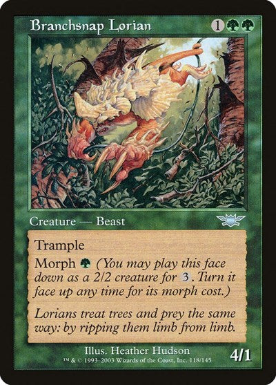 Branchsnap Lorian (LGN) #118 Uncommon (Lightly Played) Legions Magic: The Gathering: 2003