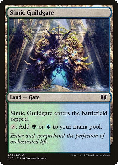 Simic Guildgate (C15) #306 Common (Lightly Played) Commander 2015 Magic: The Gathering: 2015