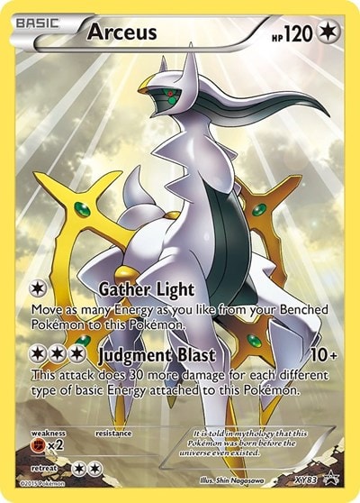 Arceus - XY83 (PR) #XY83 Promo (Holofoil Lightly Played) XY Promos Pokemon: 2013