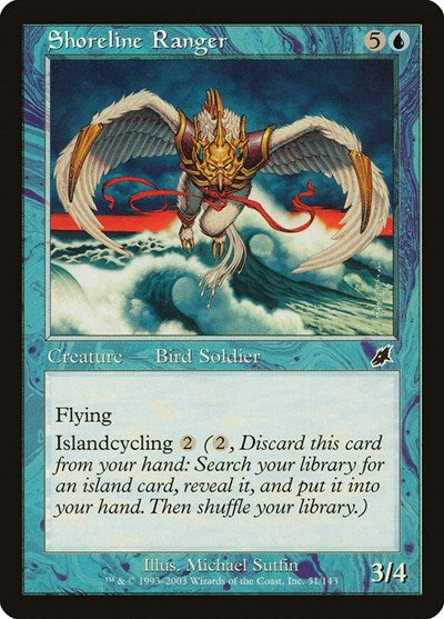 Shoreline Ranger (SCG) #51 Common (Moderately Played) Scourge Magic: The Gathering: 2003