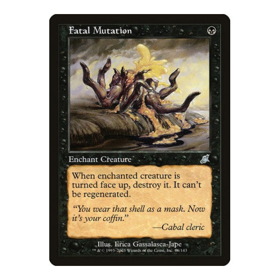 Fatal Mutation (SCG) #66 Uncommon (Lightly Played) Scourge Magic: The Gathering: 2003
