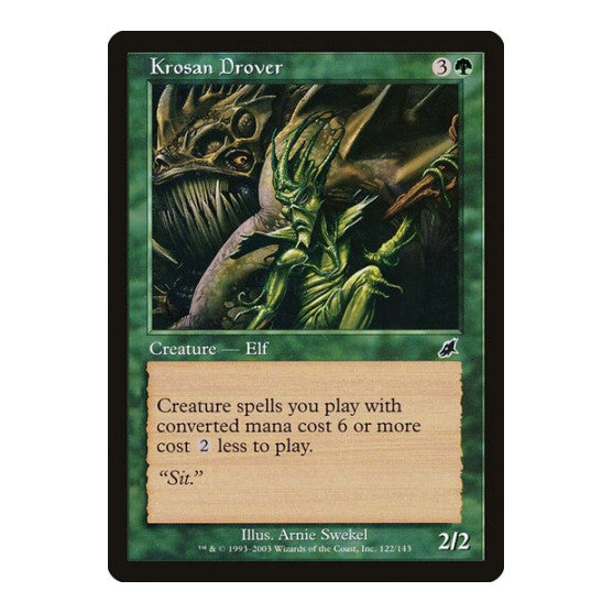 Krosan Drover (SCG) #122 Common (Moderately Played) Scourge Magic: The Gathering: 2003