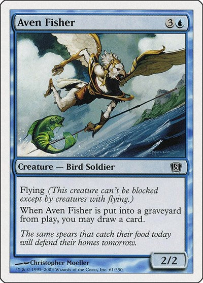 Aven Fisher (8ED) #61★ Common (Lightly Played) 8th Edition Magic: The Gathering: 2003