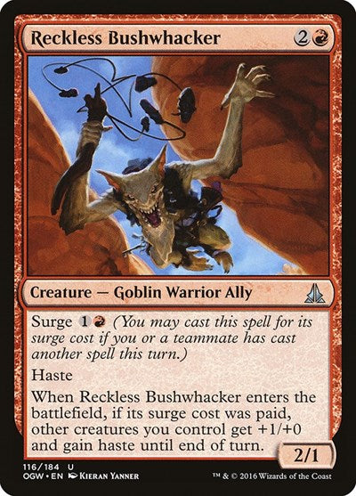 Reckless Bushwhacker (OGW) #116 Uncommon (Near Mint) Oath of the Gatewatch Magic: The Gathering: 2016