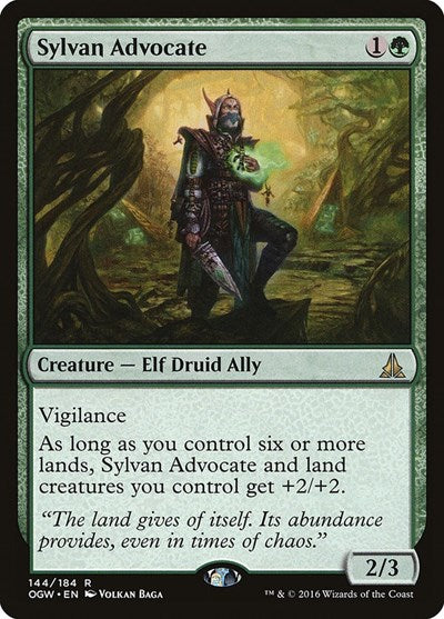 Sylvan Advocate (OGW) #144 Rare (Near Mint) Oath of the Gatewatch Magic: The Gathering: 2016
