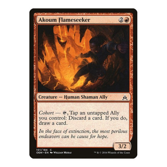 Akoum Flameseeker (OGW) #101 Common Oath of the Gatewatch Magic: The Gathering: 2016