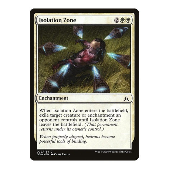 Isolation Zone (OGW) #22 Common (Lightly Played) Oath of the Gatewatch Magic: The Gathering: 2016