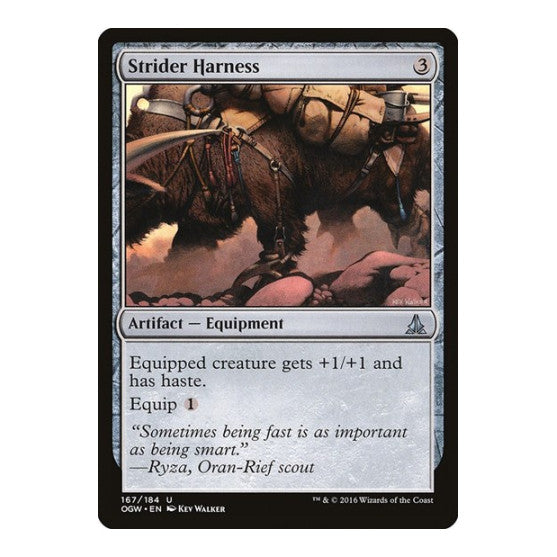 Strider Harness (OGW) #167 Uncommon (Moderately Played) Oath of the Gatewatch Magic: The Gathering: 2016