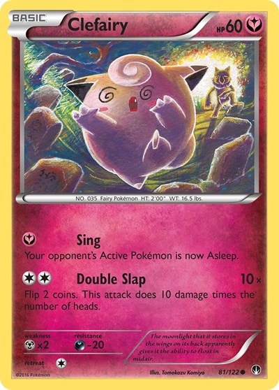 Clefairy (BKP) #81/122 Common XY - BREAKpoint Pokemon: 2016