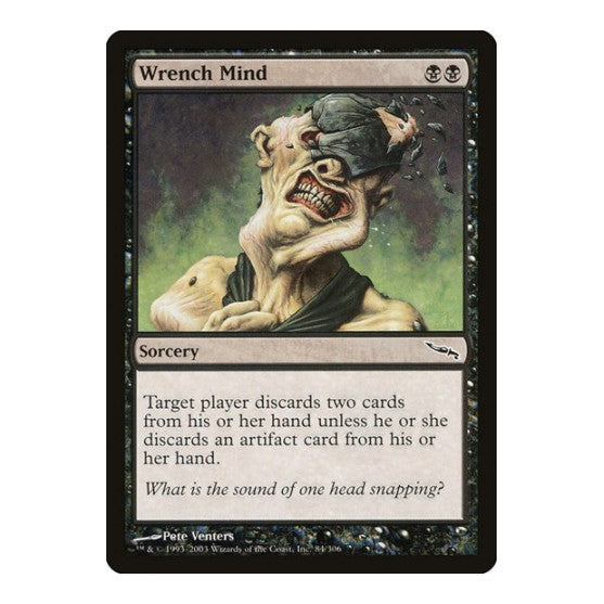 Wrench Mind (MRD) #84 Common (Lightly Played) Mirrodin Magic: The Gathering: 2003