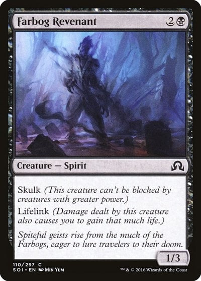 Farbog Revenant (SOI) #110 Common (Moderately Played) Shadows over Innistrad Magic: The Gathering: 2016