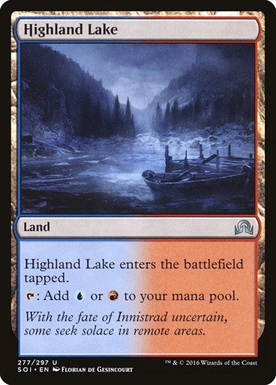 Highland Lake (SOI) #277 Uncommon (Lightly Played) Shadows over Innistrad Magic: 2016