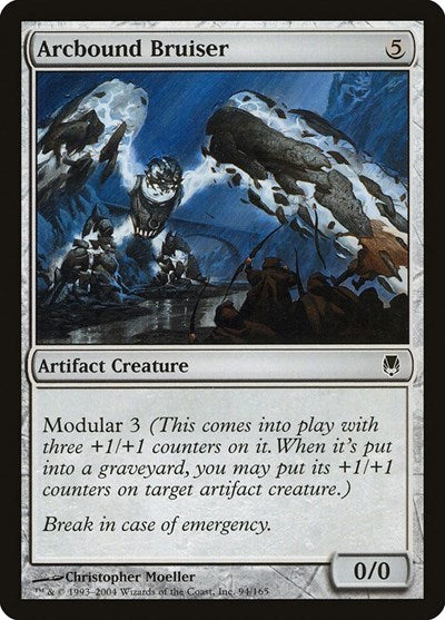 Arcbound Bruiser (DST) #94 Common (Moderately Played) Darksteel Magic: The Gathering: 2004