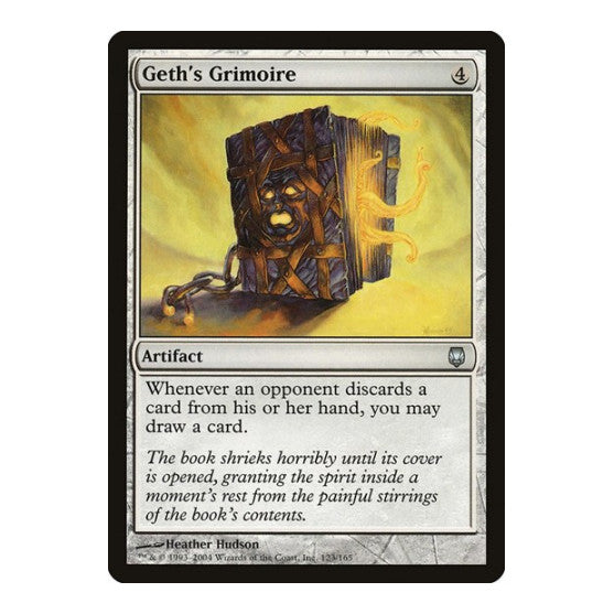 Geth's Grimoire (DST) #123 Uncommon (Near Mint) Darksteel Magic: The Gathering: 2004