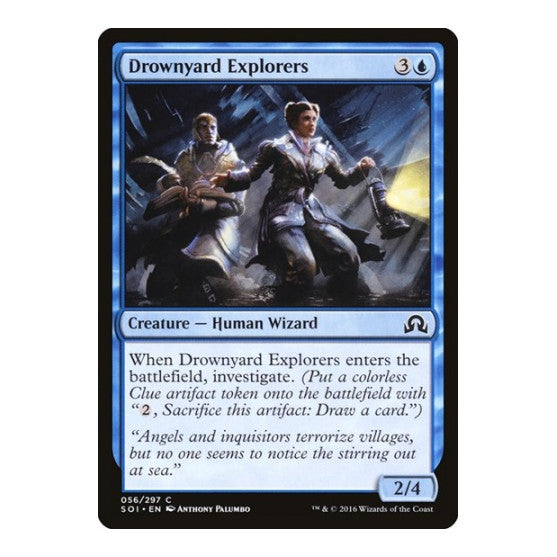 Drownyard Explorers (SOI) #56 Common (Lightly Played) Shadows over Innistrad Magic: The Gathering: 2016