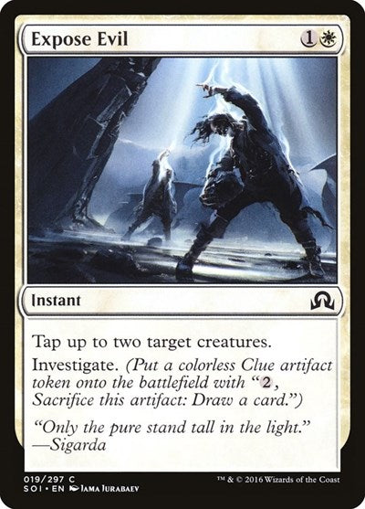 Expose Evil (SOI) #19 Common (Lightly Played) Shadows over Innistrad Magic: The Gathering: 2016