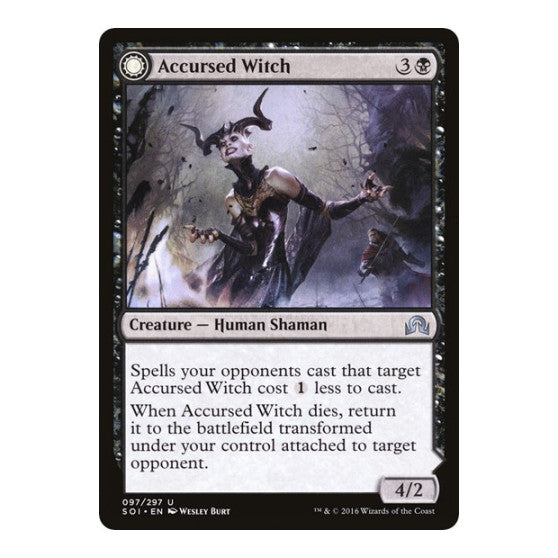 Accursed Witch (SOI) #97 Uncommon (Lightly Played) Shadows over Innistrad Magic: The Gathering: 2016