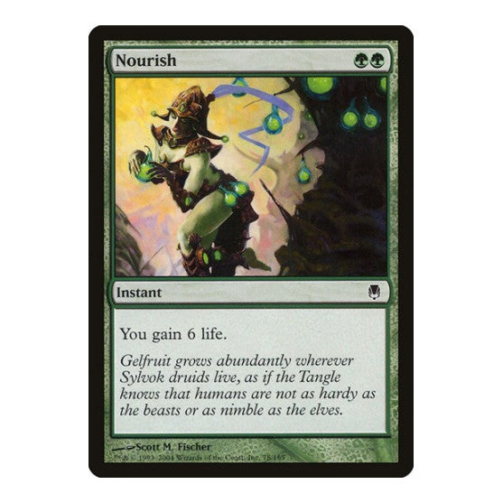 Nourish (DST) #78 Common (Moderately Played) Darksteel Magic: The Gathering: 2004
