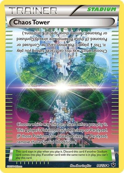 Chaos Tower (FCO) #94/124 Uncommon (Near Mint) XY - Fates Collide Pokemon: 2016