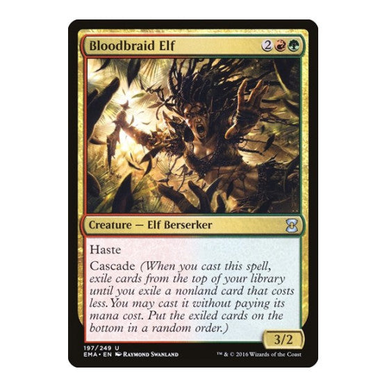 Bloodbraid Elf (EMA) #197 Uncommon (Heavily Played) Eternal Masters Magic: The Gathering: 2016