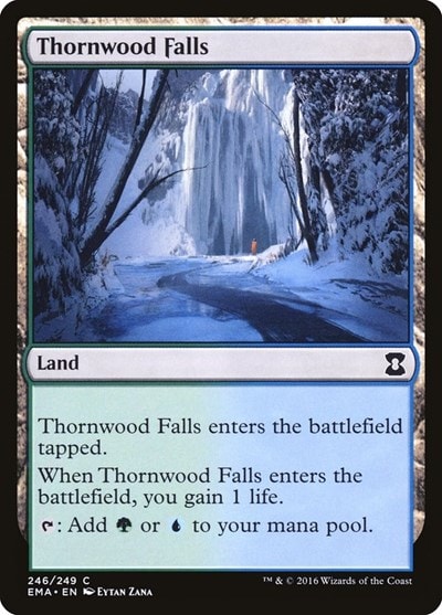 Thornwood Falls (EMA) #246 Common (Lightly Played) Eternal Masters Magic: The Gathering: 2016