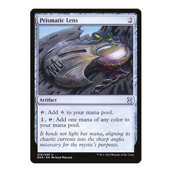 Prismatic Lens (EMA) #230 Uncommon (Moderately Played) Eternal Masters Magic: The Gathering: 2016