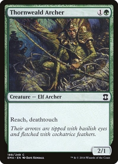Thornweald Archer (EMA) #189 Common (Lightly Played) Eternal Masters Magic: The Gathering: 2016