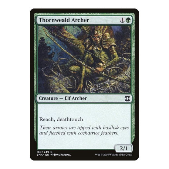 Thornweald Archer (EMA) #189 Common (Lightly Played) Eternal Masters Magic: The Gathering: 2016